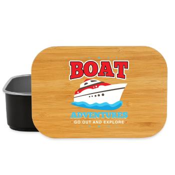 Boat Adventure Discover the Sea - Lunch Box - black - Front