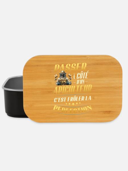 Imkergeschenk Nahe der Perfektion - Lunch Box - Schwarz
