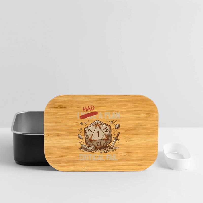 Critical Fail – I Had A Plan Cube Design Lunch Box