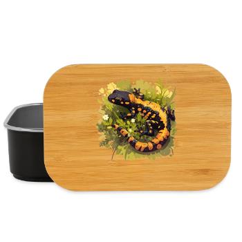 Feuersalamander Salamander - Lunch Box - Schwarz - Vorne