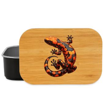 Feuersalamander Salamander - Lunch Box - Schwarz - Vorne