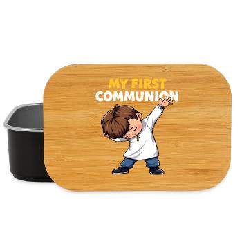 Mon dessin animé de la Première Communion - Boîte à goûter - noir - Devant