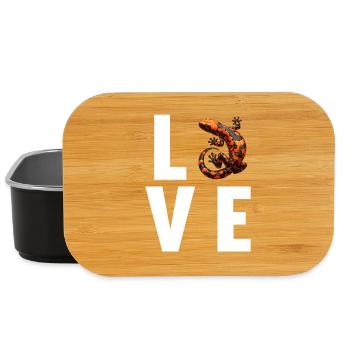Feuersalamander Salamander - Lunch Box - Schwarz - Vorne