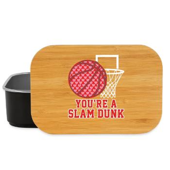  You Are A Slam Dunk Funny Basketball Sports - Lunch Box - black - Front