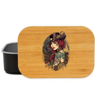 Femmes Steampunk Magnifiques Steampunk - Boîte à goûter - noir - Devant