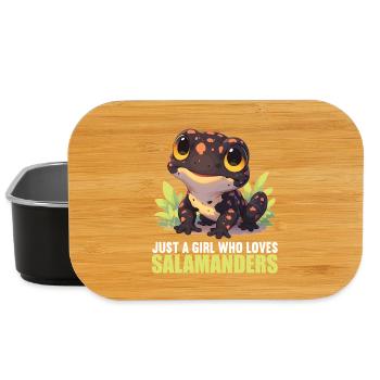 Feuersalamander Salamander - Lunch Box - Schwarz - Vorne