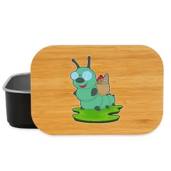 Caterpillar Food - Lunch Box - black - Front