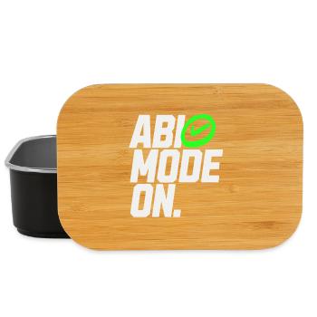 ABI MODE ON - Lunch Box - Schwarz - Vorne
