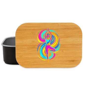 Yoga Pose - Lunch Box - black - Front