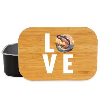 Lachse Lachs - Lunch Box - Schwarz - Vorne