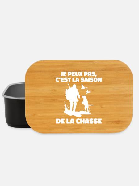 I can't it's the season of humorous hunting - Lunch Box - black