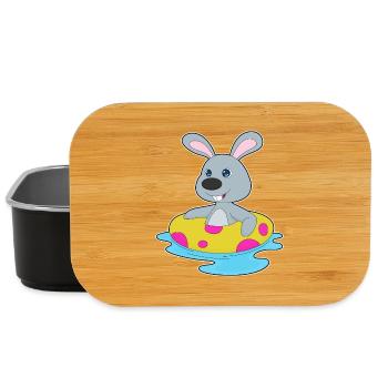 Été de la piscine de natation Bunny - Boîte à goûter - noir - Devant