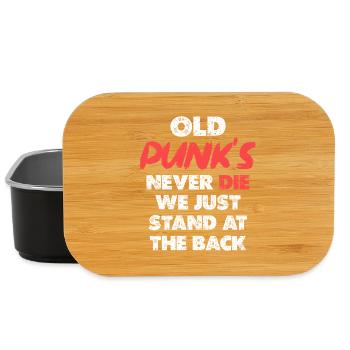 Old Punks Never Die Artwork - Lunch Box - Schwarz - Vorne