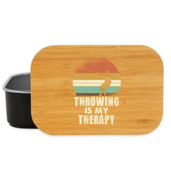 Throwing Therapy Retro Sunset - Lunch Box - Schwarz - Vorne