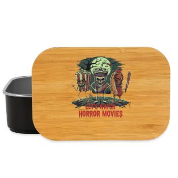 Scary Horror Movie Fans Halloween Horror Movie - Lunch Box - black - Front