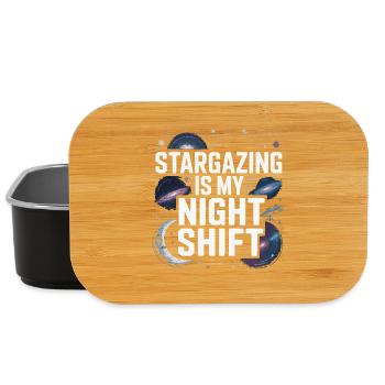 Astronom Galaxy Outerspace Universe Astronomie - Lunch Box - Schwarz - Vorne