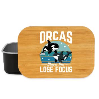 Funny Orca - Lunch Box - Schwarz - Vorne