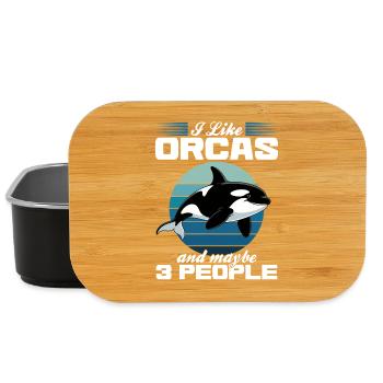 Funny Orca - Lunch Box - Schwarz - Vorne