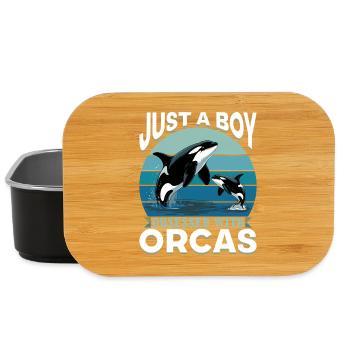 Funny Orca - Lunch Box - Schwarz - Vorne