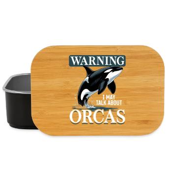 Funny Orca - Lunch Box - Schwarz - Vorne