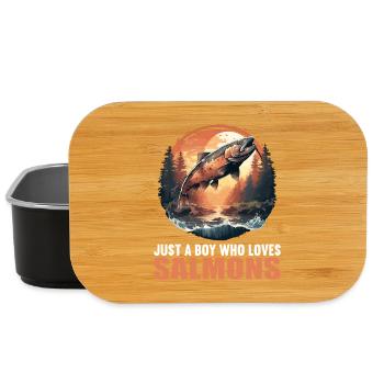 Lachse Lachs - Lunch Box - Schwarz - Vorne