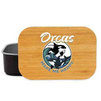 Funny Orca - Lunch Box - Schwarz - Vorne