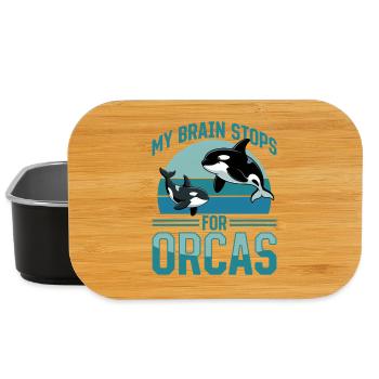 Funny Orca - Lunch Box - Schwarz - Vorne