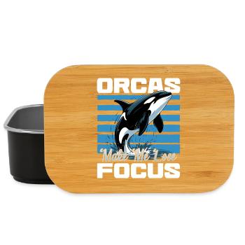 Funny Orca - Lunch Box - Schwarz - Vorne