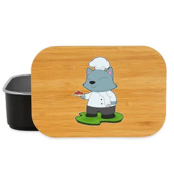 Cat Chef Pastry Cooking - Lunch Box - black - Front