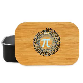 Pi Inventor | William Jones 1706 Circle number - Lunch Box - black - Front