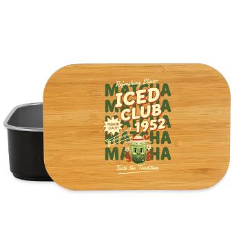 Iced Club 1952 Matcha Tea Taste The Tradition - Lunch Box - Schwarz - Vorne