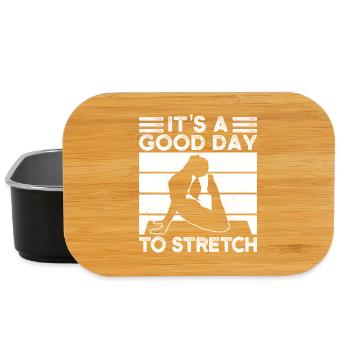 Pilates Enthusiasts It ́s A Good Day To Stretch - Lunch Box - black - Front