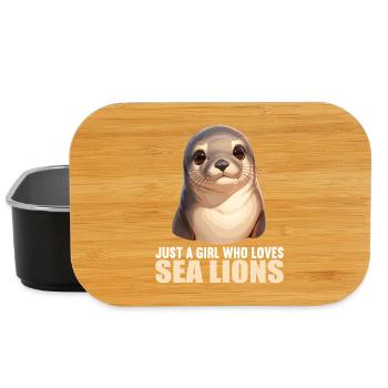 Lions de mer Lion de mer - Boîte à goûter - noir - Devant