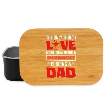 Dear Pharmacists Pharmacy Technician Father Father - Lunch Box - black - Front