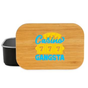Gambling Fan Casino Gangsta Casino - Lunch Box - Schwarz - Vorne
