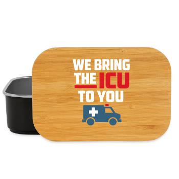 Intensivpflegesanitäter Advanced Emt Als Identity - Lunch Box - Schwarz - Vorne