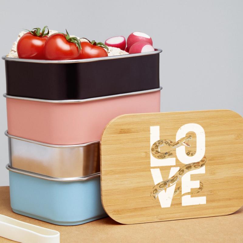 Königspython Schlangen LOVE Terrarium Python Lunch Box