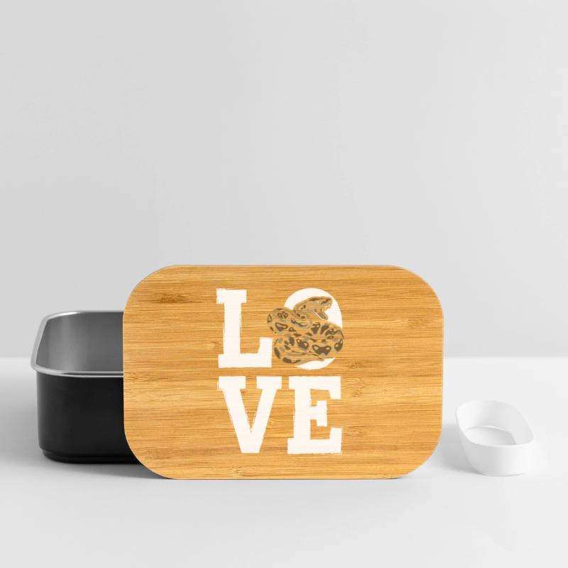Königspython Schlangen LOVE Terrarium Python Lunch Box