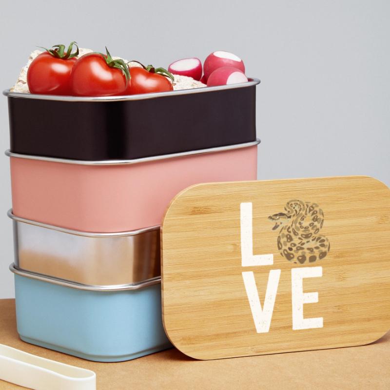 Königspython Schlangen LOVE Terrarium Python Lunch Box