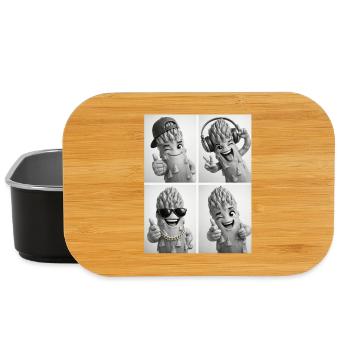 Asparagus - Lunch Box - black - Front