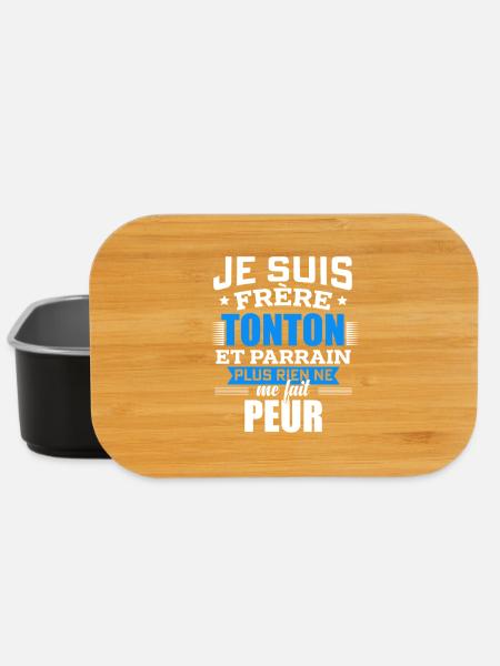 I'm Brother Uncle and Godfather Gift Idea Uncle - Lunch Box - black