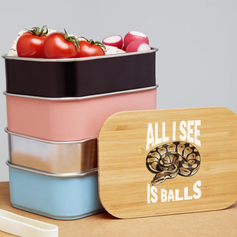 Königspython Schlangen Liebhaber Terrarium Python Lunch Box