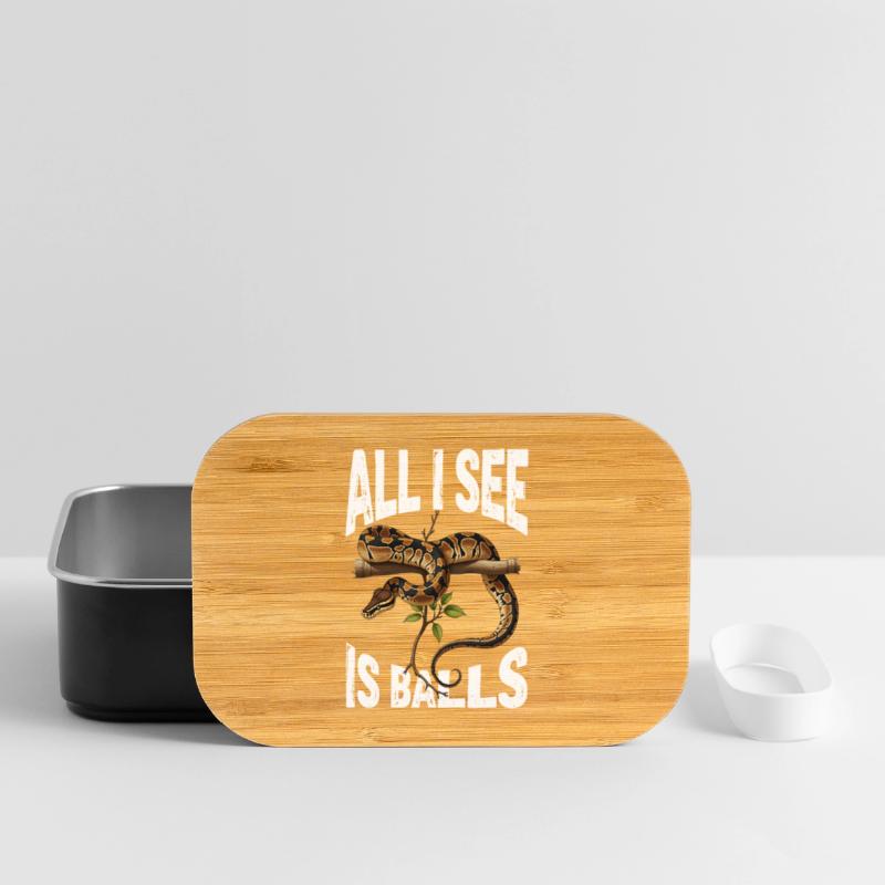 King Python Snakes Lover Terrarium Python Lunch Box
