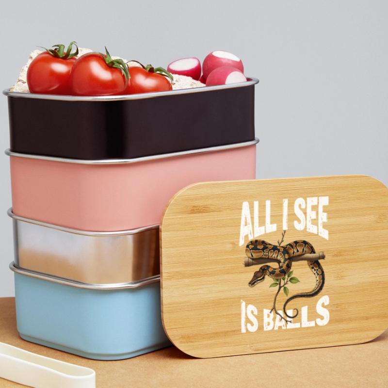 King Python Snakes Lover Terrarium Python Lunch Box
