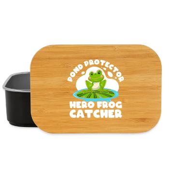 Frog Catcher Pond Protector Frog - Lunch Box - Schwarz - Vorne