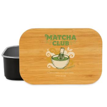 Matcha Club Just Whisk It Green Tea Matcha Latte - Lunch Box - Schwarz - Vorne