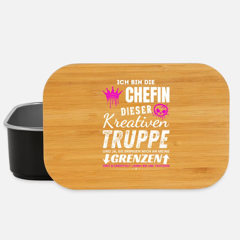 Chefin dieser Kreativen Truppe Chefin Geschenke - Lunch Box - black