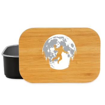 Bigfoot Handballspieler Mond - Lunch Box - Schwarz - Vorne