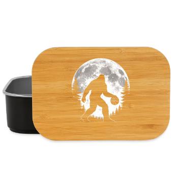 Bigfoot Basketball Player - Lunch Box - black - Front