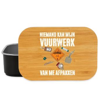 Mijn Vuurwerk - Lunch Box - black - Front